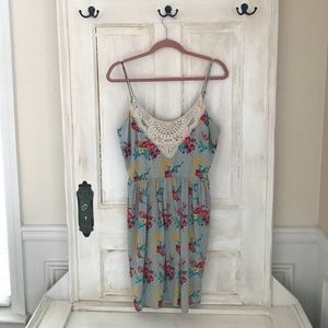 Floral Sundress with Embroidery